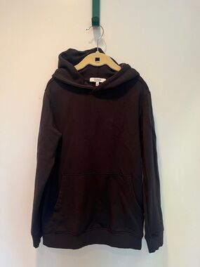 Quince Boy’s Black Pullover Hoodie